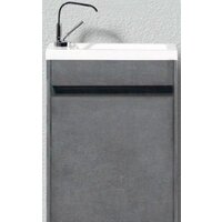 BelBagno Тумба под умывальник Pietra Mini-400-1A-SO-SCM-L (левый, stucco)