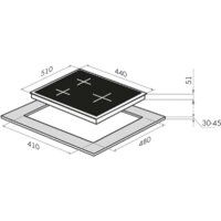 Варочная панель HOMSair HGS433S - Превью изображения №2 — Интернет-магазин Time-Shop
