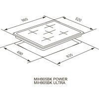 Варочная панель Meferi MIH905BK Power - Превью изображения №10 — Интернет-магазин Time-Shop