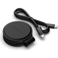 Беспроводное зарядное Satechi OntheGo 2-in-1 Charger ST-QTG21K (черный) - Превью изображения №4 — Интернет-магазин Time-Shop