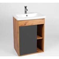  Viant Тумба под умывальник Бостон Como 70 VBOS70COG-T1STP - Превью изображения №2 — Интернет-магазин Time-Shop