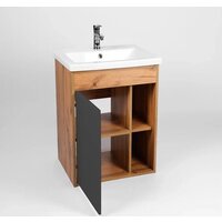  Viant Тумба под умывальник Бостон Como 70 VBOS70COG-T1STP - Превью изображения №3 — Интернет-магазин Time-Shop