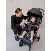 Коляска прогулочная «книга» Amarobaby Airy (черный) - Превью изображения №8 — Интернет-магазин Time-Shop