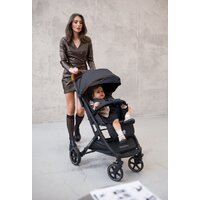 Коляска прогулочная «книга» Amarobaby Airy (черный) - Превью изображения №5 — Интернет-магазин Time-Shop