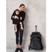 Коляска прогулочная «книга» Amarobaby Airy (черный) - Превью изображения №3 — Интернет-магазин Time-Shop