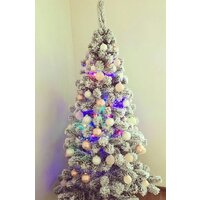 Ель GreenTerra Оливия заснеженная 2.4 м - Превью изображения №2 — Интернет-магазин Time-Shop