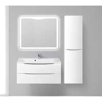  BelBagno Шкаф-пенал Fly-Marino-1500-2A-SC-BL-P-L (bianco lucido) - Превью изображения №2 — Интернет-магазин Time-Shop