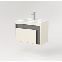  Дабер Тумба под умывальник 016 WeltWasser Deilbach 7517-70 Т16.7W.0.19 (бежевый/серый) - Превью изображения №2 — Интернет-магазин Time-Shop