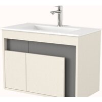  Дабер Тумба под умывальник 016 WeltWasser Deilbach 7517-70 Т16.7W.0.19 (бежевый/серый) - Превью изображения №1 — Интернет-магазин Time-Shop