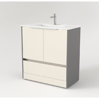  Дабер Тумба под умывальник 017 WeltWasser Deilbach 7517-80 Т17.8W.0.19Б (бежевый/серый/ручка белая) - Превью изображения №2 — Интернет-магазин Time-Shop