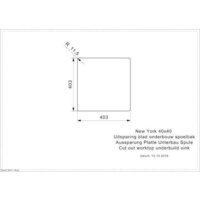 Кухонная мойка Reginox New York 40x40 (L) OKG Comfort Copper Rose R35122 - Превью изображения №5 — Интернет-магазин Time-Shop