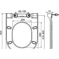 Сиденье для унитаза Ravak Uni Chrome Slim / X01550 - Превью изображения №6 — Интернет-магазин Time-Shop
