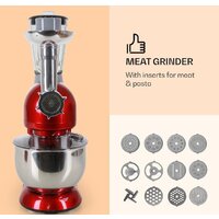 Кухонная машина Klarstein Lucia Rossa (красный) - Превью изображения №5 — Интернет-магазин Time-Shop