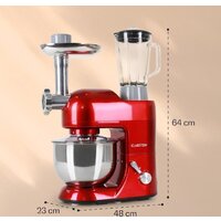 Кухонная машина Klarstein Lucia Rossa (красный) - Превью изображения №8 — Интернет-магазин Time-Shop