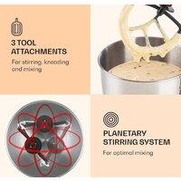 Кухонная машина Klarstein Lucia Rossa (красный) - Превью изображения №4 — Интернет-магазин Time-Shop