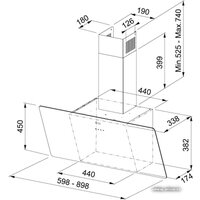 Кухонная вытяжка Franke FPJ 615 V BK A (110.0361.890) - Превью изображения №4 — Интернет-магазин Time-Shop