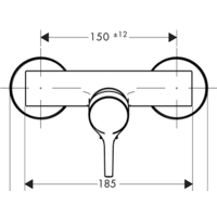 Смеситель Hansgrohe Talis S 72600000 - Превью изображения №3 — Интернет-магазин Time-Shop