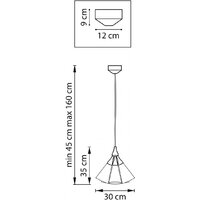 Подвесная люстра Lightstar Cone 757150 - Превью изображения №6 — Интернет-магазин Time-Shop
