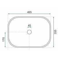 Умывальник Rea Livia U3802 (бежевый камень) - Превью изображения №2 — Интернет-магазин Time-Shop