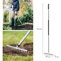Грабли зубчатые Fiskars 1077113 - Превью изображения №5 — Интернет-магазин Time-Shop