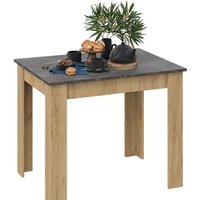 Кухонный стол Трия Промо тип 1 (дуб крафт золотой/ателье темное) - Превью изображения №3 — Интернет-магазин Time-Shop