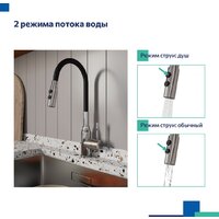 Смеситель Milardo Meal M01SB2FM05 - Превью изображения №9 — Интернет-магазин Time-Shop