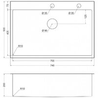 Кухонная мойка Emar EMB-125A PVD Nano Satine - Превью изображения №3 — Интернет-магазин Time-Shop