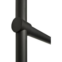 Полотенцесушитель Fincopper FCL 90x50 Ral 9005 (нижнее подключение, черный) - Превью изображения №2 — Интернет-магазин Time-Shop