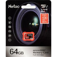 Карта памяти Netac P500 Extreme Pro 64GB NT02P500PRO-064G-S - Превью изображения №5 — Интернет-магазин Time-Shop