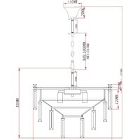 Подвесная люстра Moderli Crystal V10738-9P - Превью изображения №2 — Интернет-магазин Time-Shop