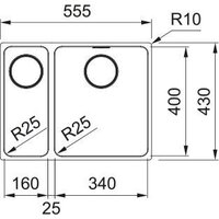 Кухонная мойка Franke Mythos MYX 160-34-16 122.0624.558 - Превью изображения №8 — Интернет-магазин Time-Shop