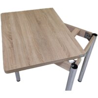 Кухонный стол СВД Юнио 80x60-120 012.Д2.Х (дуб сонома) - Превью изображения №2 — Интернет-магазин Time-Shop