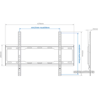 Кронштейн для телевизора Arm Media Steel-1 - Превью изображения №2 — Интернет-магазин Time-Shop