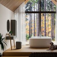  Lauter Тумба под умывальник Estel 70 (серо-зеленый п/мат) - Превью изображения №3 — Интернет-магазин Time-Shop