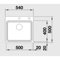 Кухонная мойка Blanco Etagon 500-IF/A [521748] - Превью изображения №2 — Интернет-магазин Time-Shop