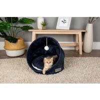 Лежак Scruffs Kensington Cat Cave 661808 (синий) - Превью изображения №4 — Интернет-магазин Time-Shop