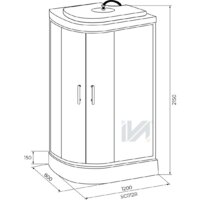 Душевая кабина IVA SC012CTR - Превью изображения №4 — Интернет-магазин Time-Shop