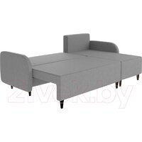 Угловой диван Mio Tesoro Velke SB3CHL (Malmo 90 Grey) - Превью изображения №3 — Интернет-магазин Time-Shop