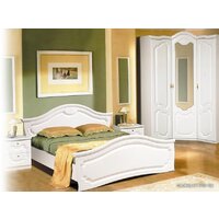 Неман мебель Орхидея 200х160 Белый полуглянец (СП-002-12)