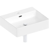 Умывальник Lauter 21478 + клапан 21190W + сифон 21635W (белый матовый) - Превью изображения №14 — Интернет-магазин Time-Shop