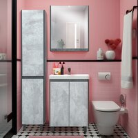  Doratiz Тумба под умывальник Крит 60 9908.128 (серый) - Превью изображения №11 — Интернет-магазин Time-Shop