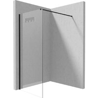 Душевая стенка Deante Mokko Nero Walk-In KQM_N39P - Превью изображения №2 — Интернет-магазин Time-Shop