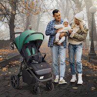 Коляска прогулочная «книга» Sweet Baby Unica (оливковый зеленый) - Превью изображения №14 — Интернет-магазин Time-Shop