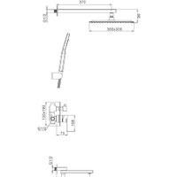 Душевая система  Gappo G7199-20 - Превью изображения №2 — Интернет-магазин Time-Shop