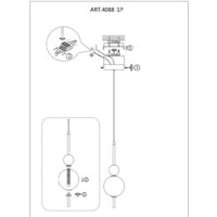 Подвесная люстра F-Promo Chantra 4088-1P - Превью изображения №6 — Интернет-магазин Time-Shop
