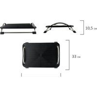 Подставка для ног BRAUBERG 43.5х33 см 531488 - Превью изображения №4 — Интернет-магазин Time-Shop