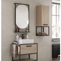  Акватон Зеркало Фабрик 50 1A242502LTDU0 (дуб эндгрейн) - Превью изображения №2 — Интернет-магазин Time-Shop