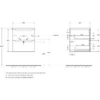  BelBagno Тумба под умывальник ETNA-500-2C-SO-RN - Превью изображения №2 — Интернет-магазин Time-Shop