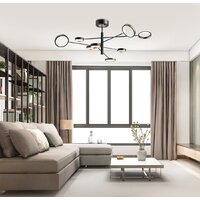 Люстра средней высоты Yeelight Arowana Chandelier C2103 YLDL029 (8 плафонов) - Превью изображения №7 — Интернет-магазин Time-Shop