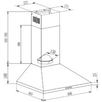 Кухонная вытяжка GrandGermes Rimini 60 (белый) - Превью изображения №13 — Интернет-магазин Time-Shop